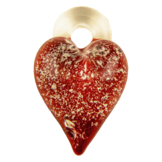 red heart pendant